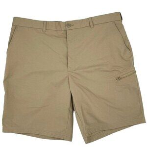 Pebble Beach Performance Golf Shorts Activewear Travel Casual Khaki Mens Size 38